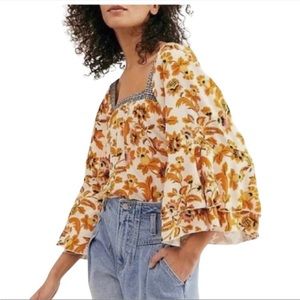 Intimately Free People NWOT Blooming Borders Bodysuit